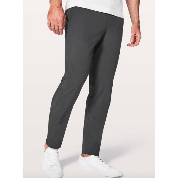 lululemon athletica Other - Lululemon Commission Pant Slim ABC Warpstreme Dark Grey 36 Dress Office Chino